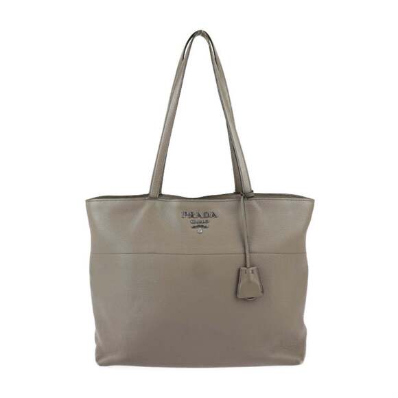 PRADA Gray Shoulder Bag